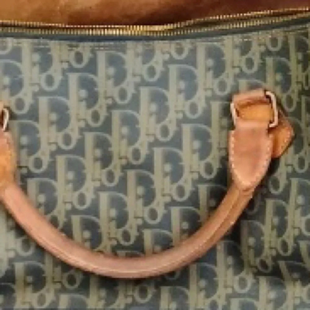 Authentic Christian Dior Trotter design Boston bag Vintage Diorissimo Boston Bag
